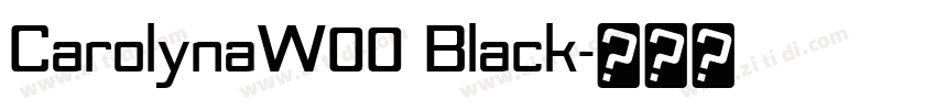CarolynaW00 Black字体转换 CarolynaW00 Black字体转换